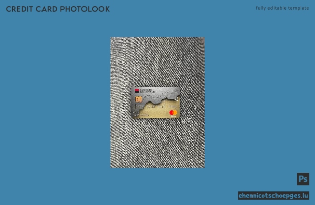 Frankreich Société Générale Bank Mastercard Photolook Beispielvorschau